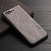 CAPA PARA IPHONE 8 DE COURO CINZA AMMYKI 