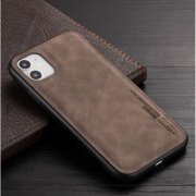 CAPA PARA IPHONE X DE COURO MARROM AMMYKI 