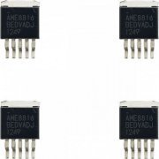 4x Regulador Tensão 1.5A CMOS LDO AME8816 ADJ regulador ajustavel positivo de 1.5A, TO-263 DDPAK-5 (Kit 3 unid