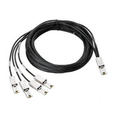 AN975A Cabo HP SAS 1x SFF-8088 p/ 4x SFF-8088