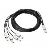 Cabo HP SAS 1x SFF-8088 p/ 4x SFF-8088 Condutor Cobre 4 vias (4 metros)