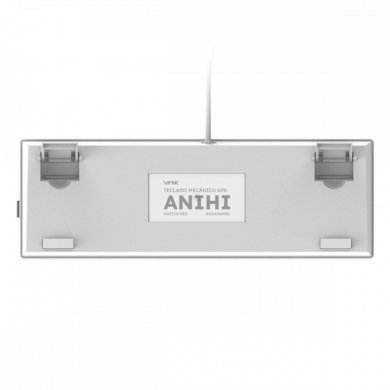 Vinik teclado mecânico Anihi White 60% switch red