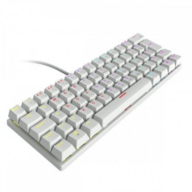 Vinik teclado mecânico Anihi White 60% switch red