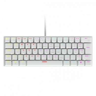 ANIHIWHRD Vinik teclado mecânico Anihi White 60% switch red