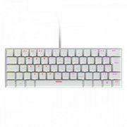 Vinik teclado mecânico Anihi White 60% switch red Led rainbow teclas doubleshot injection