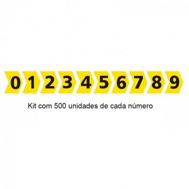 ANL6mm-5000 Kit Anilha para Rede 0 a 9 com 5000 und