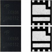 Mosfet E6936 duplo NCH 30V 55A 85A QFN8 (Kit 2x) Kit com 2 unidades