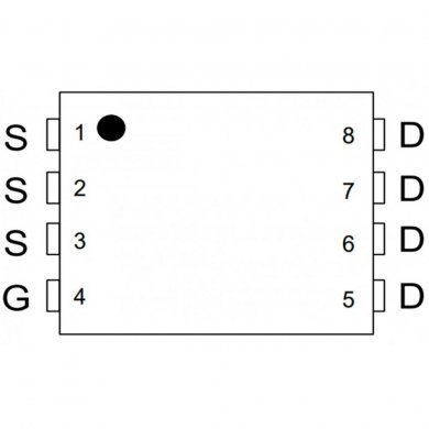 Mosfet 6380 NCH 30V 24A QFN8 SMD