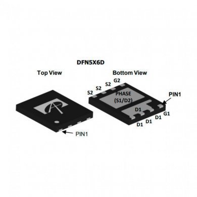 Mosfet duplo N-Channel 30V 50A 85A  QFN8 5x6mm