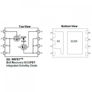 AON6994-KIT4 Mosfet 6994 duplo NCH 30V 50A 82A (Kit 4x unidades)