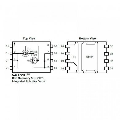 AON6996 Mosfet 6996 duplo NCH 30V 50A 60A QFN8 SMD