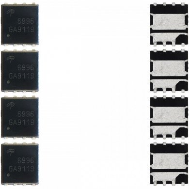 AON6996-KIT4 Mosfet 6996 duplo NCH 30V 50A 60A QFN8 SMD
