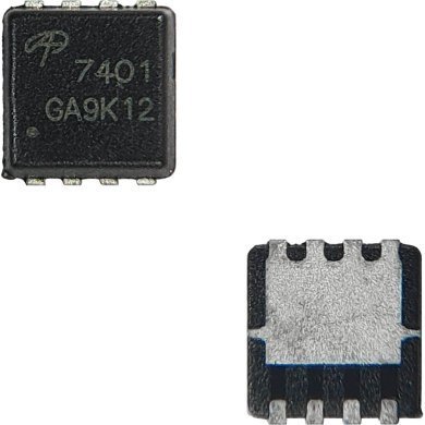 AON7401 10x Mosfet AON7401 P-Channel 30V 12/35A 8DFN