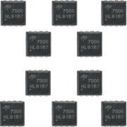 10x unidades Mosfet AON7506 N-Channel 30V 12A QFN-8 kit com 10 unidades