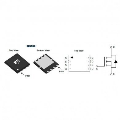 4x Transistor Mosfet 32304 30V 140A N-Channel