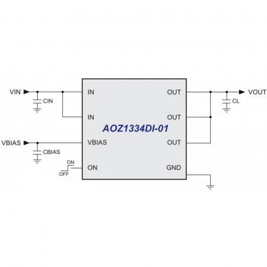 CI 1334 chave logica DFN8 SMD