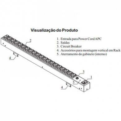 AP0001-BR APC PDU 115/220V 16A 20x NBR 14136