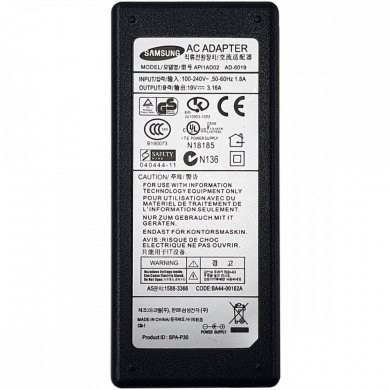 Fonte notebook 60W 19V 3.16A plug 5.5x3.0mm