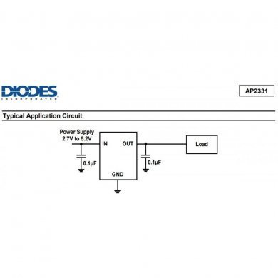 AP2331SA-7 5x ci comutador de corrente 200mA KJ8WF SOT-23-3