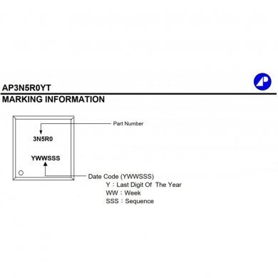 AP3N5R0YT 10x Transistor Mosfet AP3N5R0YT 3N5R0 N-CH QFN-8
