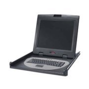 Gaveta KVM APC, Monitor APC 15 LCD com Teclado e Mouse Touch, AP5015 Rackmount LCD