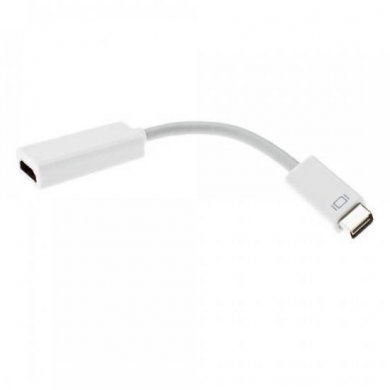 APPLE-MINIDVI-HDMI-F Cabo Mini DVI para HDMI Femea
