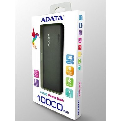 APT100-10000M5VCBK ADATA CARREGADOR PORTÁTIL POWER BANK