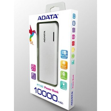 APT100-10000M5VCWH ADATA Carregador Portátil Power Bank USB