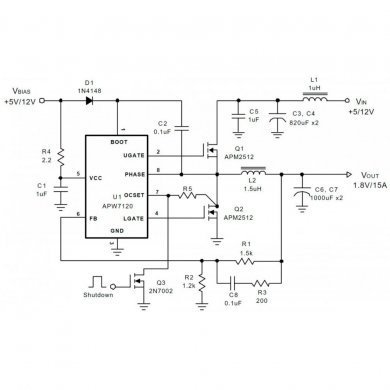 CI APW7120 PWM SOP8 SMD
