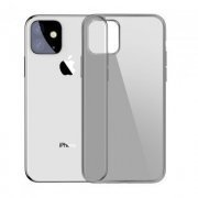 Baseus Capa Simplicity para Iphone 11 6.1 Pol Preto Transparente