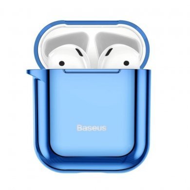 ARAPPOD-A03 Baseus case para Airpods 1/2 Shining Hook azul