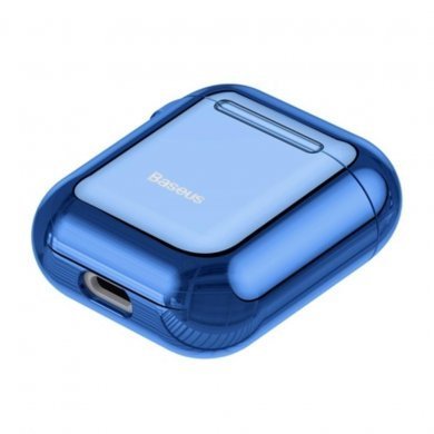 ARAPPOD-A03 Baseus case para Airpods 1/2 Shining Hook azul