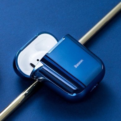 ARAPPOD-A03 Baseus case para Airpods 1/2 Shining Hook azul