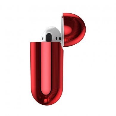 Baseus case para Airpods 1/2 Shining Hook vermelho