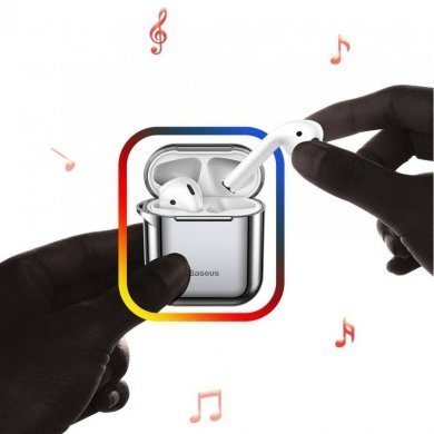 ARAPPOD-A0V Baseus case para Airpods 1/2 Shining Hook dourada