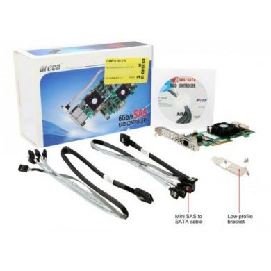 ARC-1225-8i Areca Controladora SAS/SATA RAID 8 Canais 6Gbs