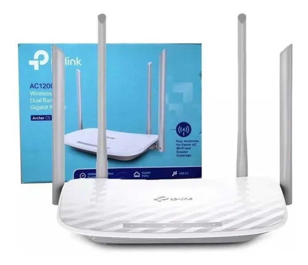 Roteador wireless W5-1200G 4 portas, Dual Band, Wi-Force, 4750095