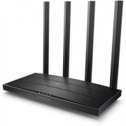 TP-Link Roteador Archer C6 AC1300 Gigabit WiFi Mesh MU-MIMO Dual Band 2.4Ghz 400Mbps + 5Ghz 867Mbps