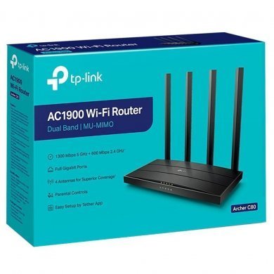 TP-LINK ROTEADOR ARCHER C80 AC1900 DUAL BAND