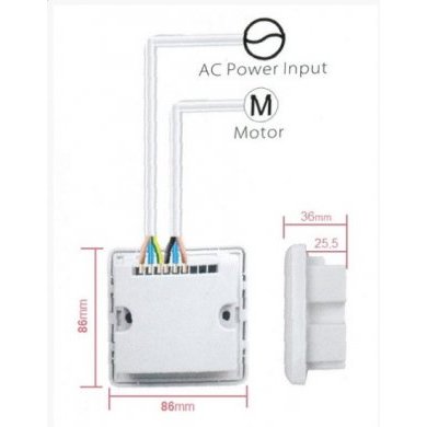 ARF-001A Nardelli Kit Controle Remoto para Tela Elétrica