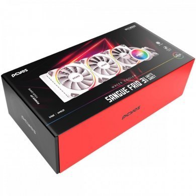 ARGBSF3360WGBR PCYES Watercooler Sangue Frio 3 ARGB White Ghost 360mm