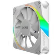 PCYes cooler Sangue Frio 3 ARGB white ghost 120mm 4 pinos PWM + 3 pinos ARGB