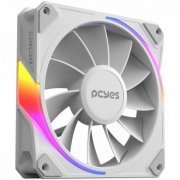 PCYes cooler Sangue Frio 3 ARGB white ghost 120mm reverso 4 pinos PWM + 3 pinos ARGB