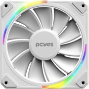 PCYes cooler Sangue Frio 3 ARGB white ghost 120mm rever 4 pinos PWM + 3 pinos ARGB