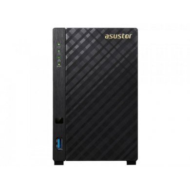 AS1002T Asustor NAS 2 Baias Sata3 Até 20TB