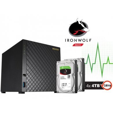 AS10042T16000 Asustor SISTEMA DE BACKUP NAS 16TB INTEGRADO