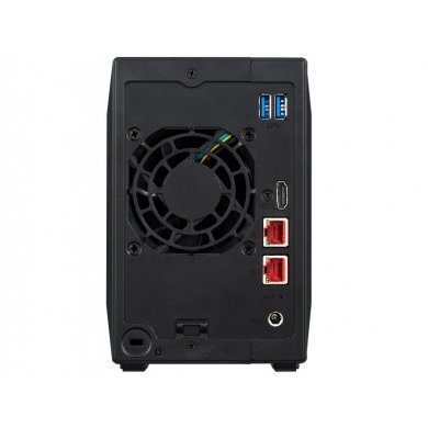 AS5202T Asustor NAS 2 Baias Sata3 Até 28TB