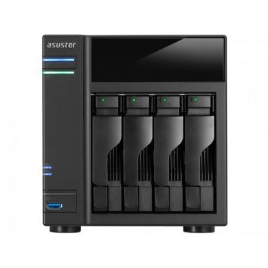 AS6204T Asustor NAS 4 Baias Quad Core J3160