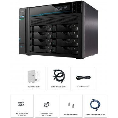AS6508T Asustor NAS Asustor Lockerstor 8 baias AS6508T