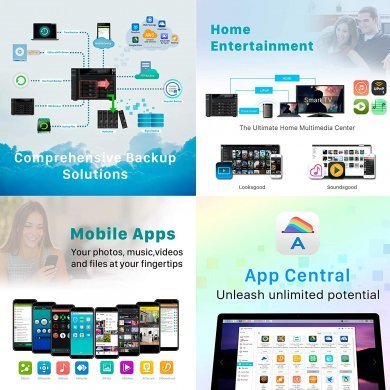 AS6508T Asustor NAS Asustor Lockerstor 8 baias AS6508T